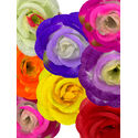 Искусственные цветы Розы, шелк, мікс, 150 мм
