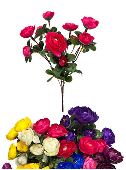 Искусственный букет Пионов, 15 цветков, микс, 350 мм