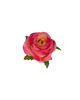 Штучні квіти Троянда відкрита з листям, шовк, мікс, 90 мм