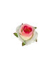 Искусственные цветы Роза открытая с листом, шелк, микс, 90 мм
