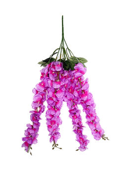 Искусственные свисающие цветы Глицинии, 570 мм