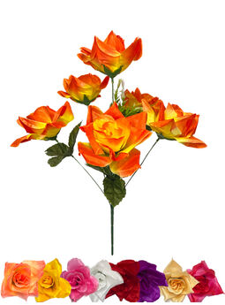 Штучний букет Троянди, 6 голів, мікс, 490 мм