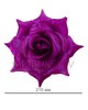 Штучні квіти Троянда Велетень, атлас, 210 мм