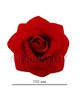 Искусственные цветы Роза круглая большая, бархат, 150 мм