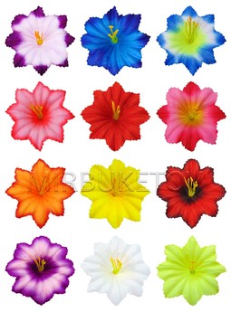 Искусственные Пресс цветы малый рваный, 90 мм