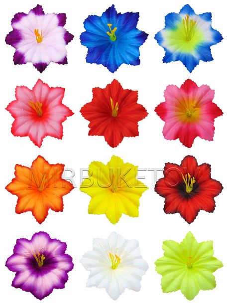 Искусственные Пресс цветы малый рваный, 90 мм